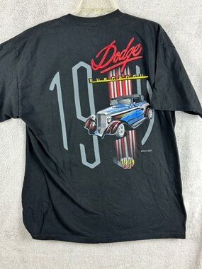 Dodge 1934 Vintage Car Graphic Tee - Black Mens Large M&O Knits